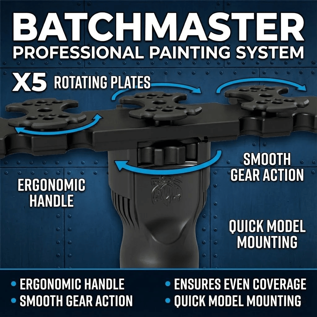 BATCHMASTER™ V2 - 360* Rotating Spray Stick Paint Handle - Fat Dwarf