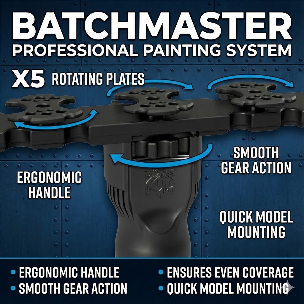 BATCHMASTER™ V2 - 360* Rotating Spray Stick Paint Handle - Fat Dwarf