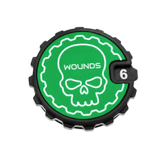Tabletop Wound Tracker Set – x8 16 Wounds Counters
