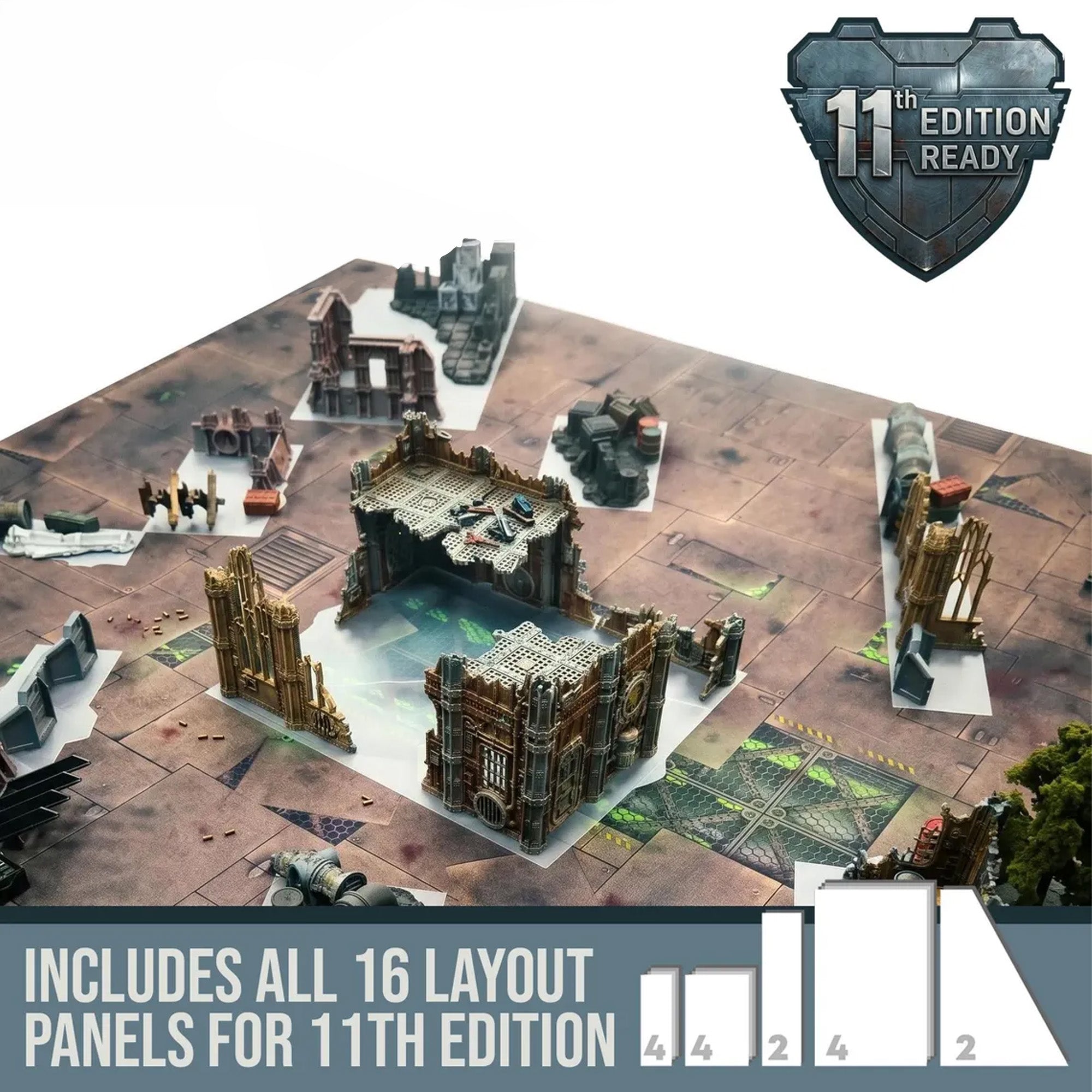 11th Edition Wargaming Terrain Footprints