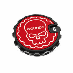 Blazeheart Red 1 - 16 Tabletop Wound Tracker - Fat Dwarf