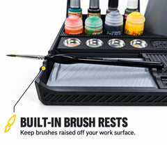 Hobby Forge PRO: Modular wet palette, Paint, Tool Station and paint handle set - Fat Dwarf